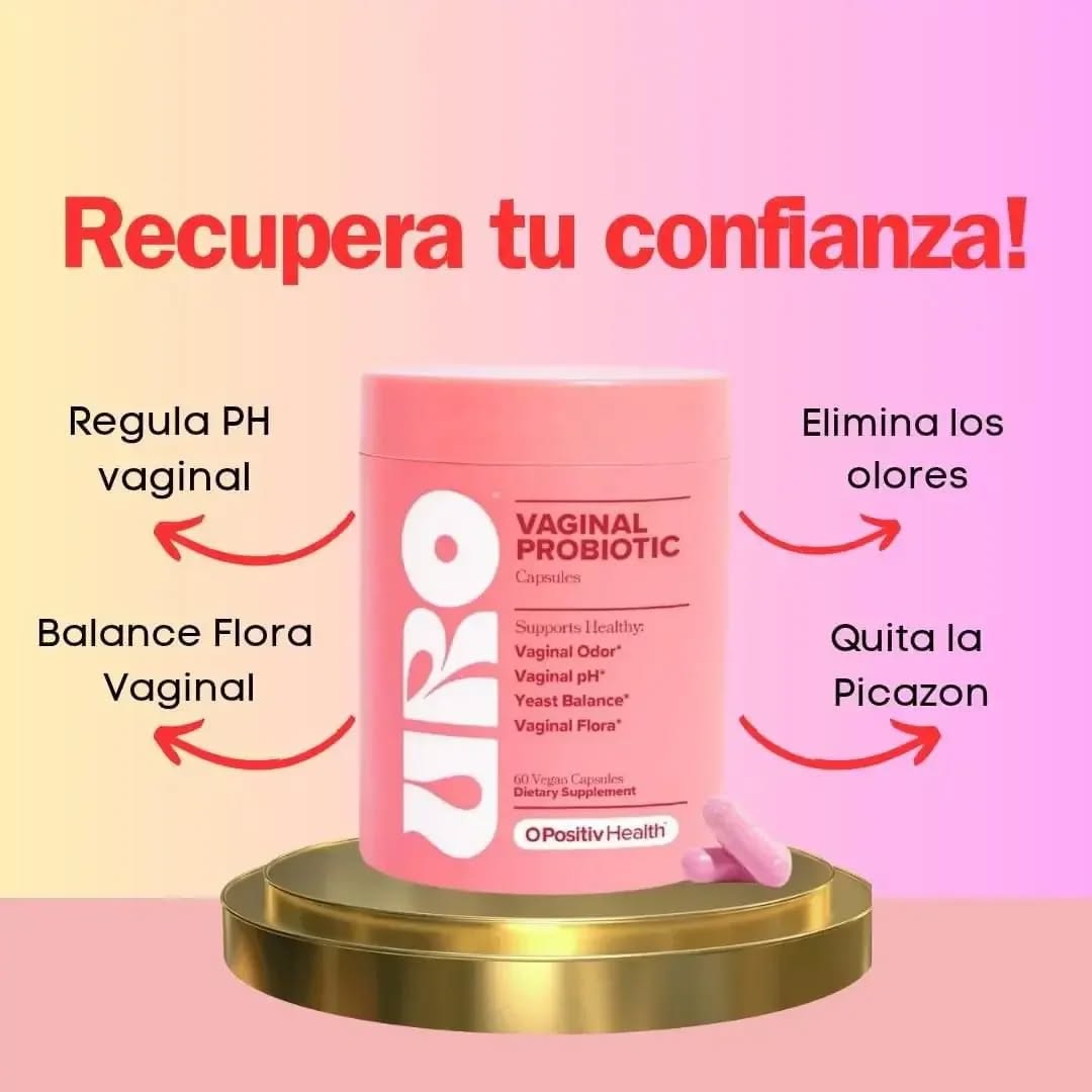 URO Vaginal Probiotics para la salud vaginal de la mujer
