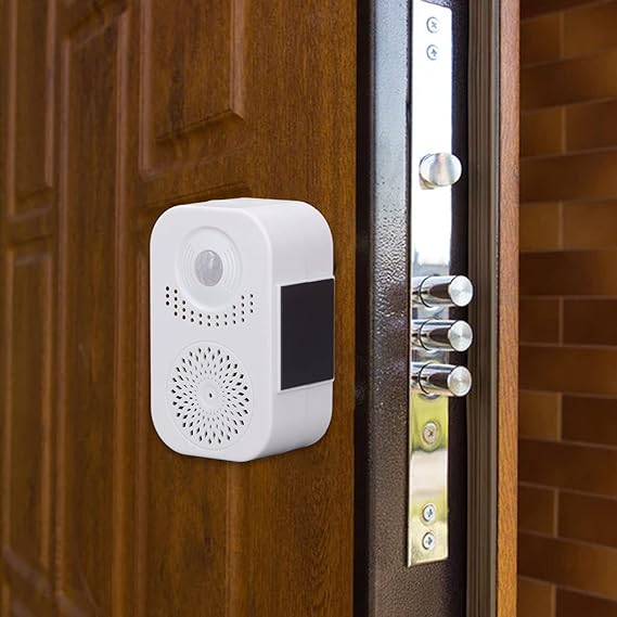 TIMBRE CON SENSOR DE MOVIMIENTO, RECORDATORIO DE VOZ, TIMBRE DE BIENVENIDA Y TONOS DE LLAMADA