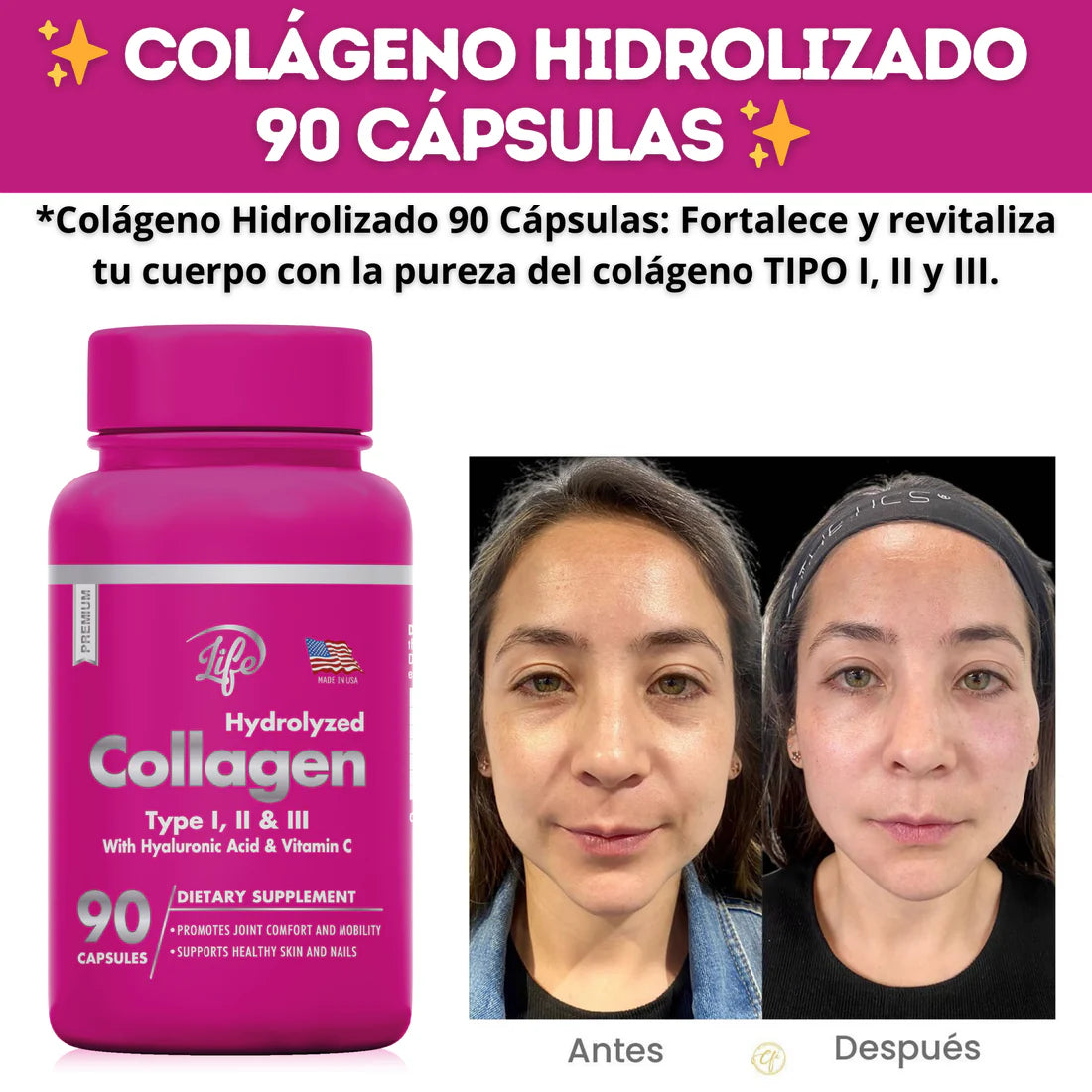 COLAGENO HIDROLIZADO 90 CAPSULAS
