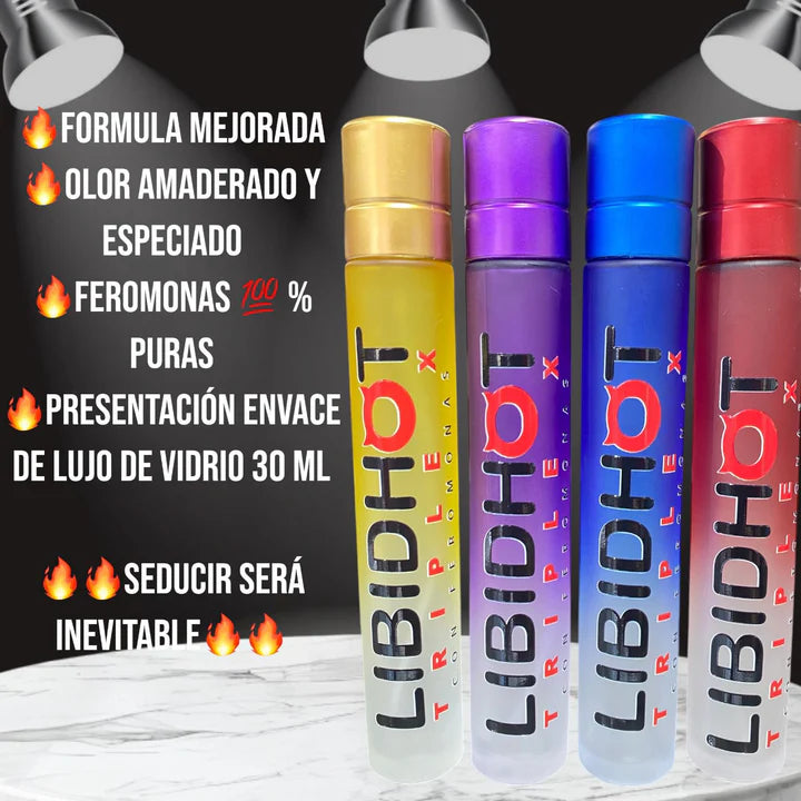 LIBIDHOT TRIPLEX-PERFUME CON FEROMONAS 30ML🤤😈