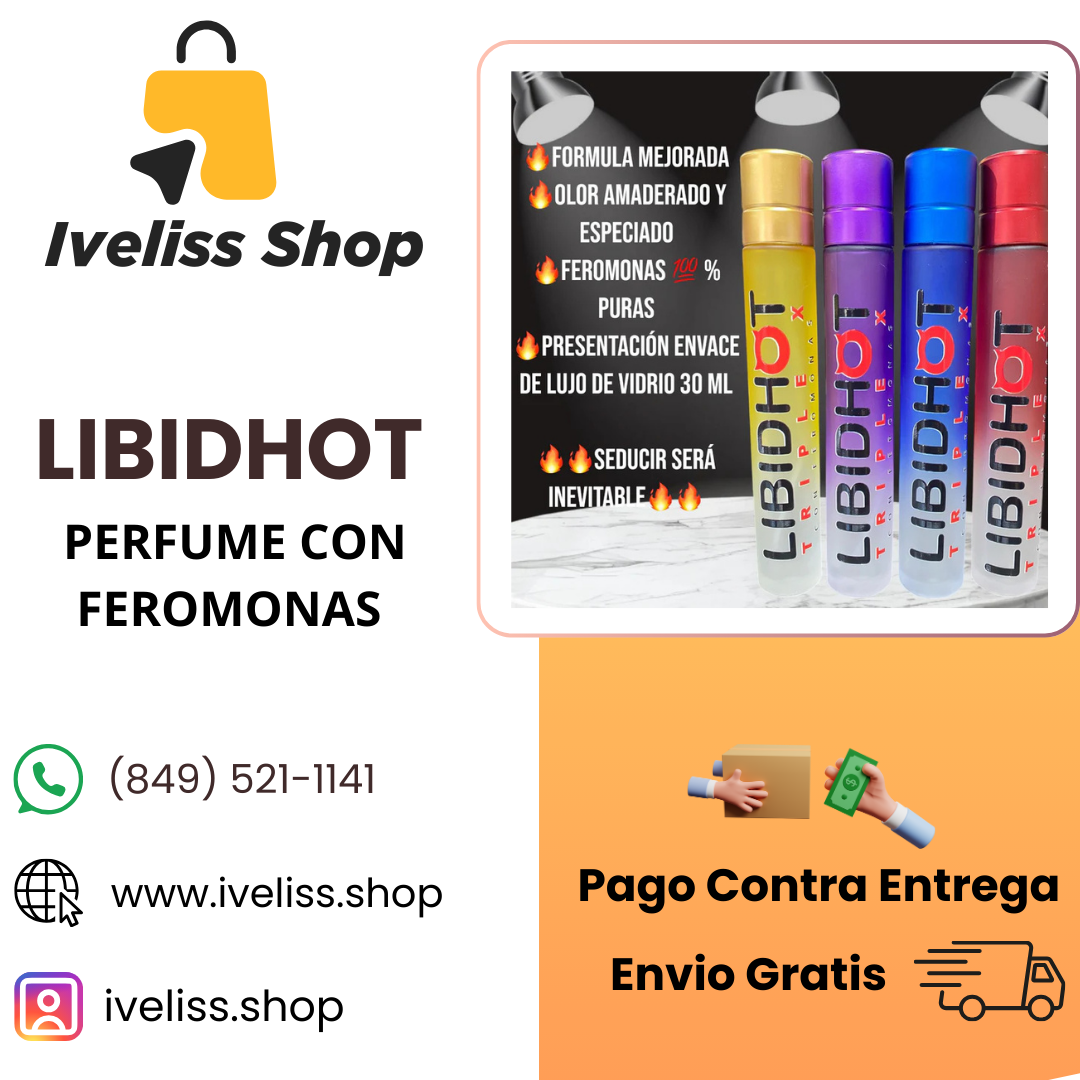 LIBIDHOT TRIPLEX-PERFUME CON FEROMONAS 30ML🤤😈