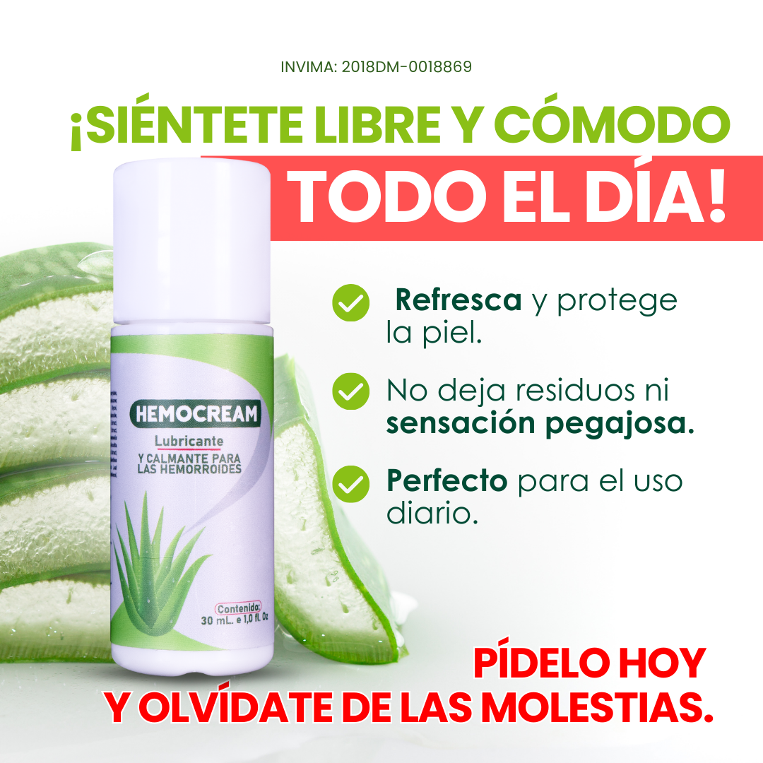 HEMOCREAM-¡Di adiós a las hemorroides! 💪