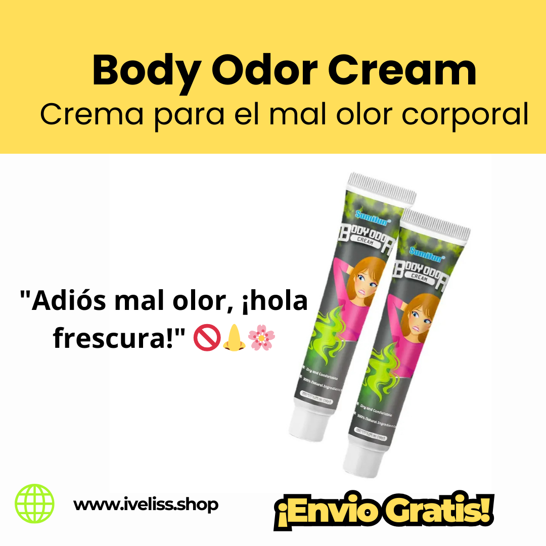 Body Odor Cream-Crema para el mal olor corporal
