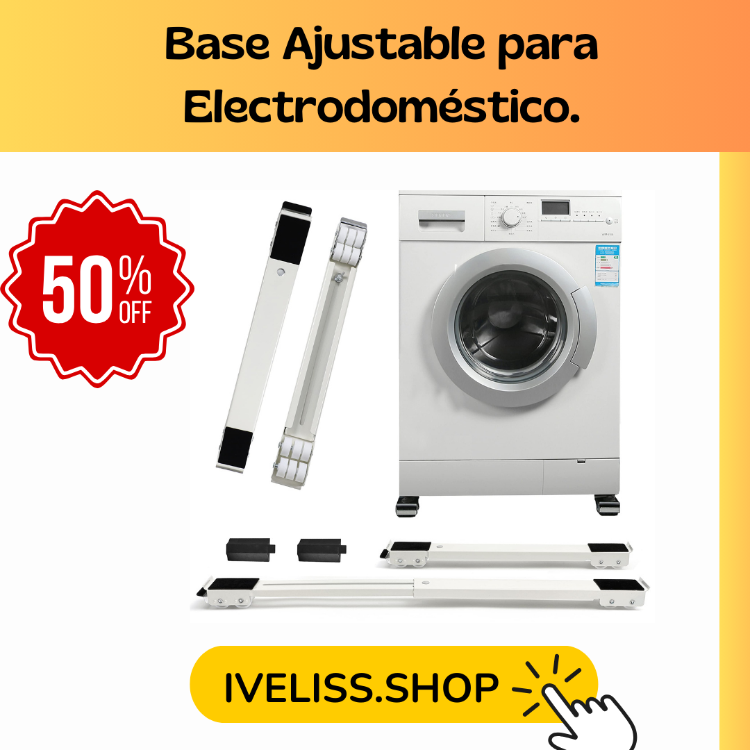 BASE AJUSTABLE PARA ELECTRODOMESTICO.