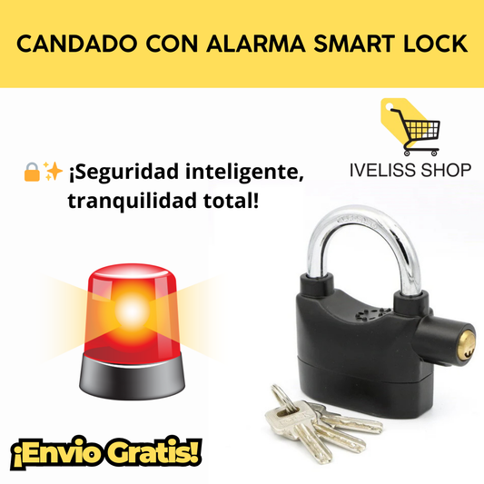 CANDADO CON ALARMA SMART LOCK